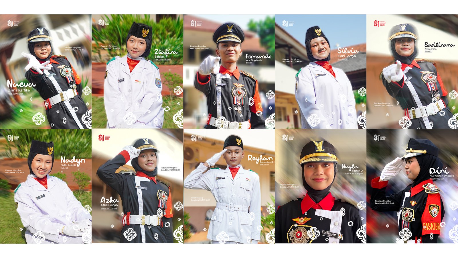 Pasukan Pengibar Bendera Al-Hasra, Perwakilan SMA Al-Hasra dalam Upacara HUT ke-81 Kemerdekaan Republik Indonesia