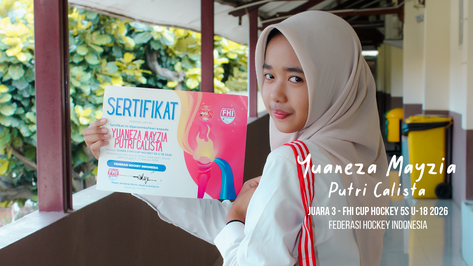 Prestasi Membanggakan Yuaneza Mayzia Putri Calista di Ajang FHI Cup Hockey 5s U-18 2026